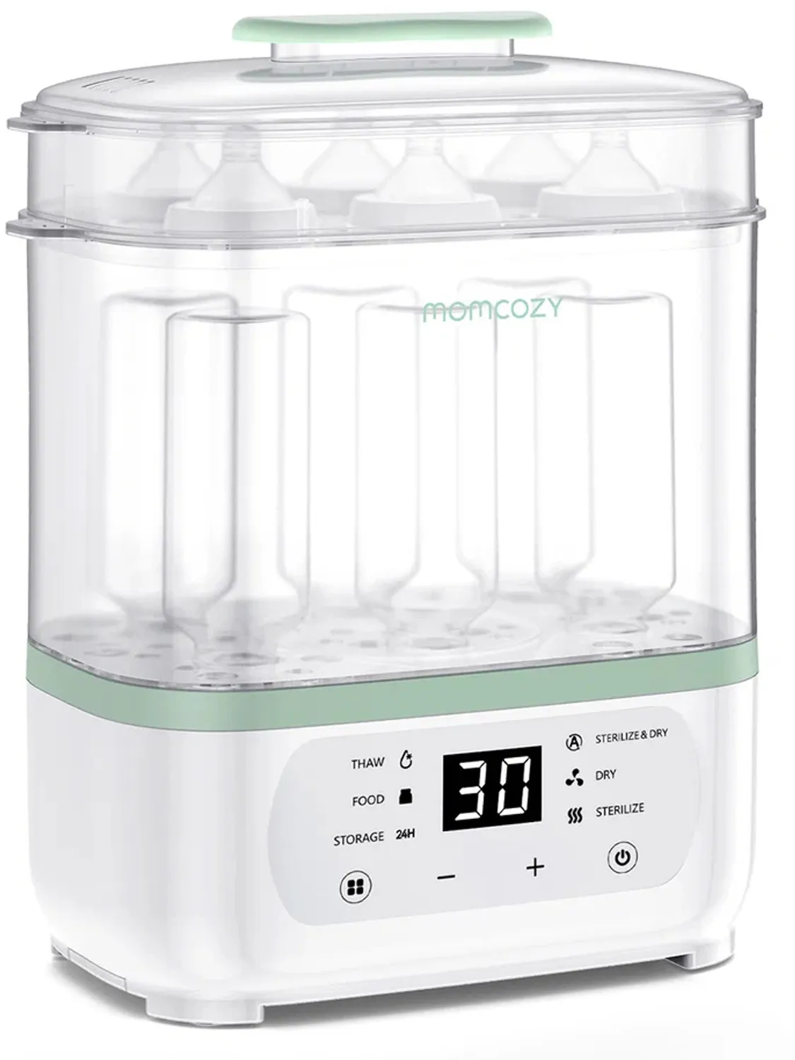 Стерилизатор Momcozy электрический паровой для детских бутылочек 8 в 1 BS02