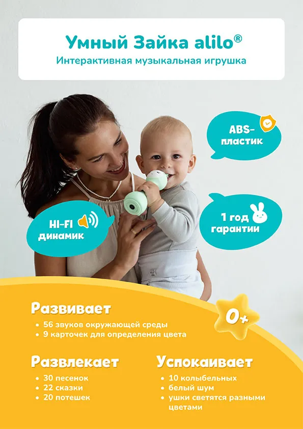 Музыкальная игрушка Alilo Умный зайка R1