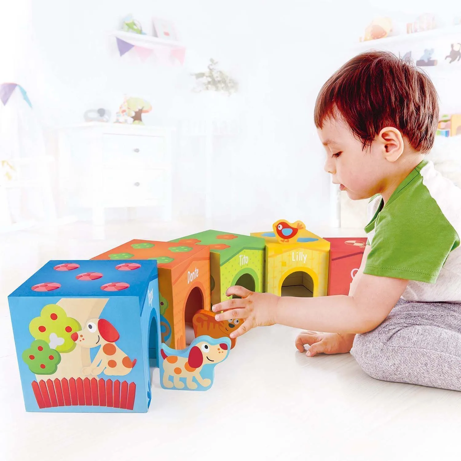 Кубики-пирамида Hape «Башня Дружбы»