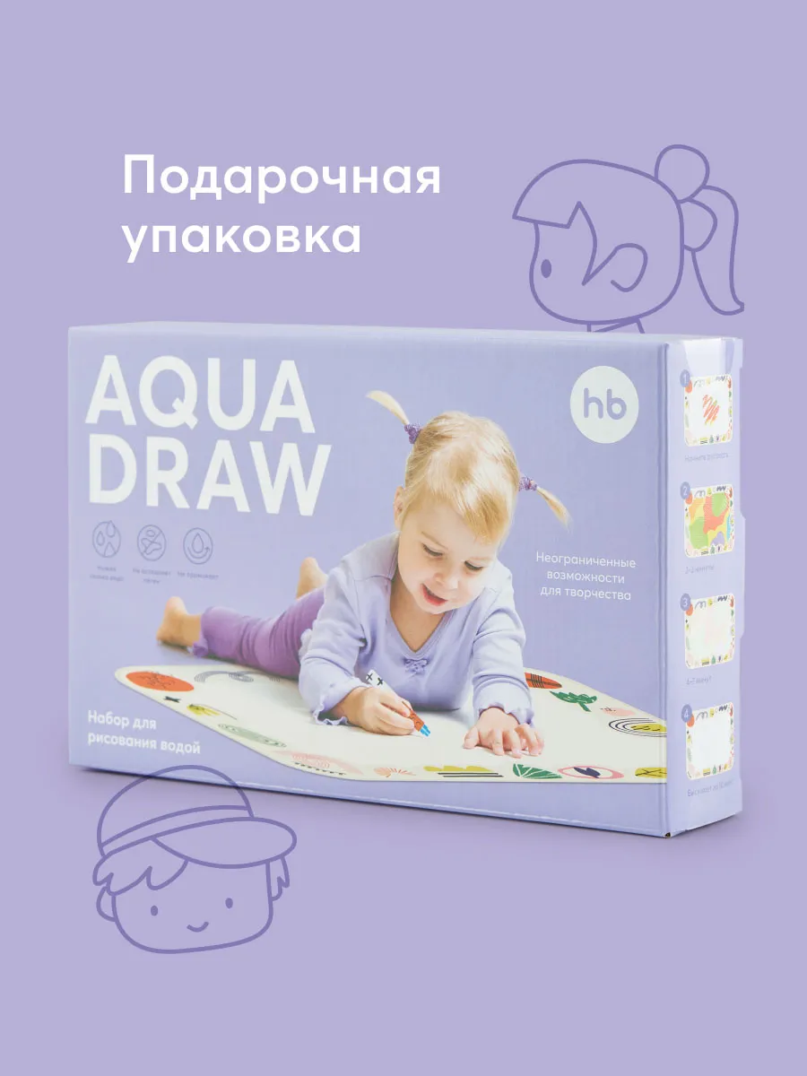 Коврик для рисования  Happy Baby Aqua Draw