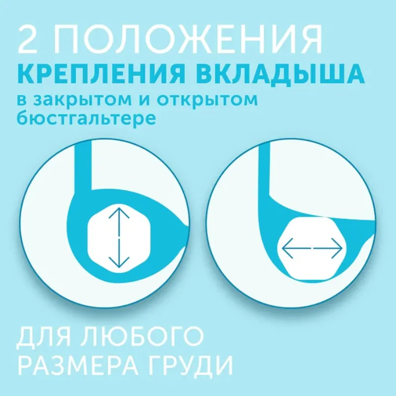 Вкладыши Lovular HOT WIND  лактационные для груди 62 шт/уп