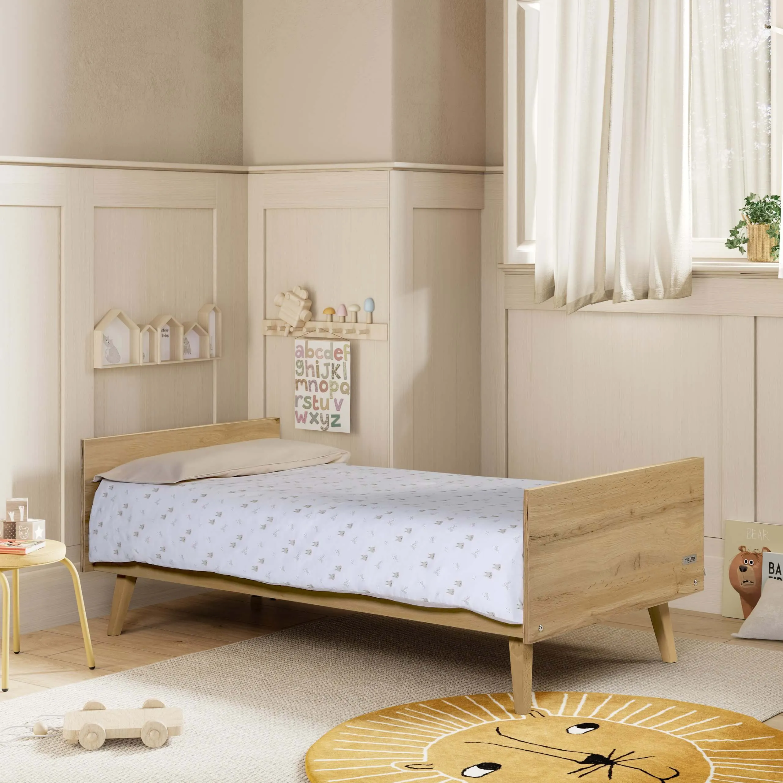 Детская кроватка 140х70 см Micuna Big Martha Oak