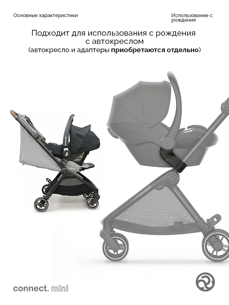 Коляска прогулочная Bumprider Connect.mini