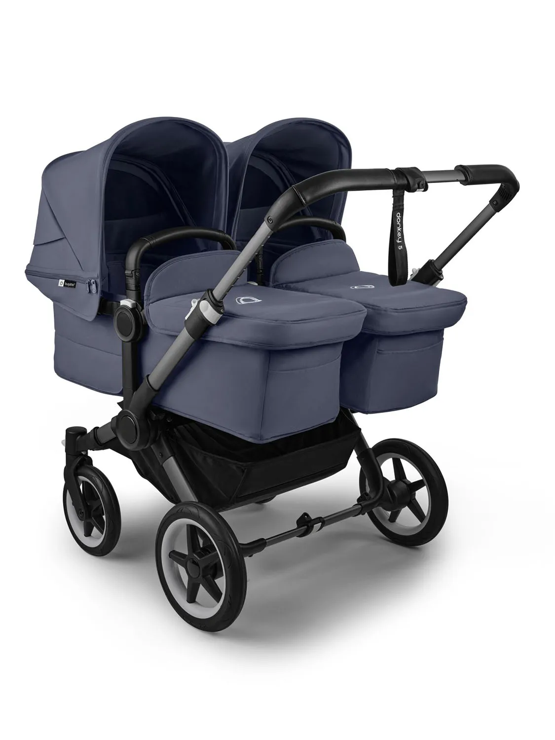 Коляска 2 в 1 Bugaboo Donkey 5 Twin шасси Graphite