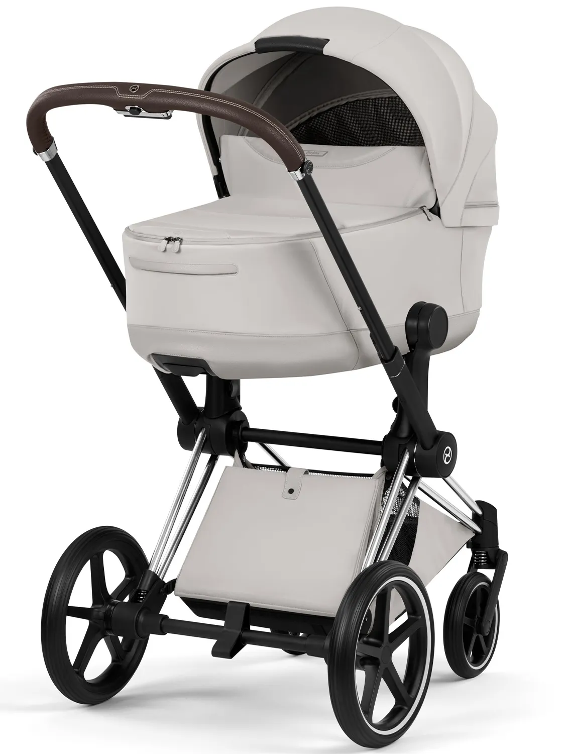 Коляска 2 в 1 Cybex Priam 5 Style шасси Chrome Brown