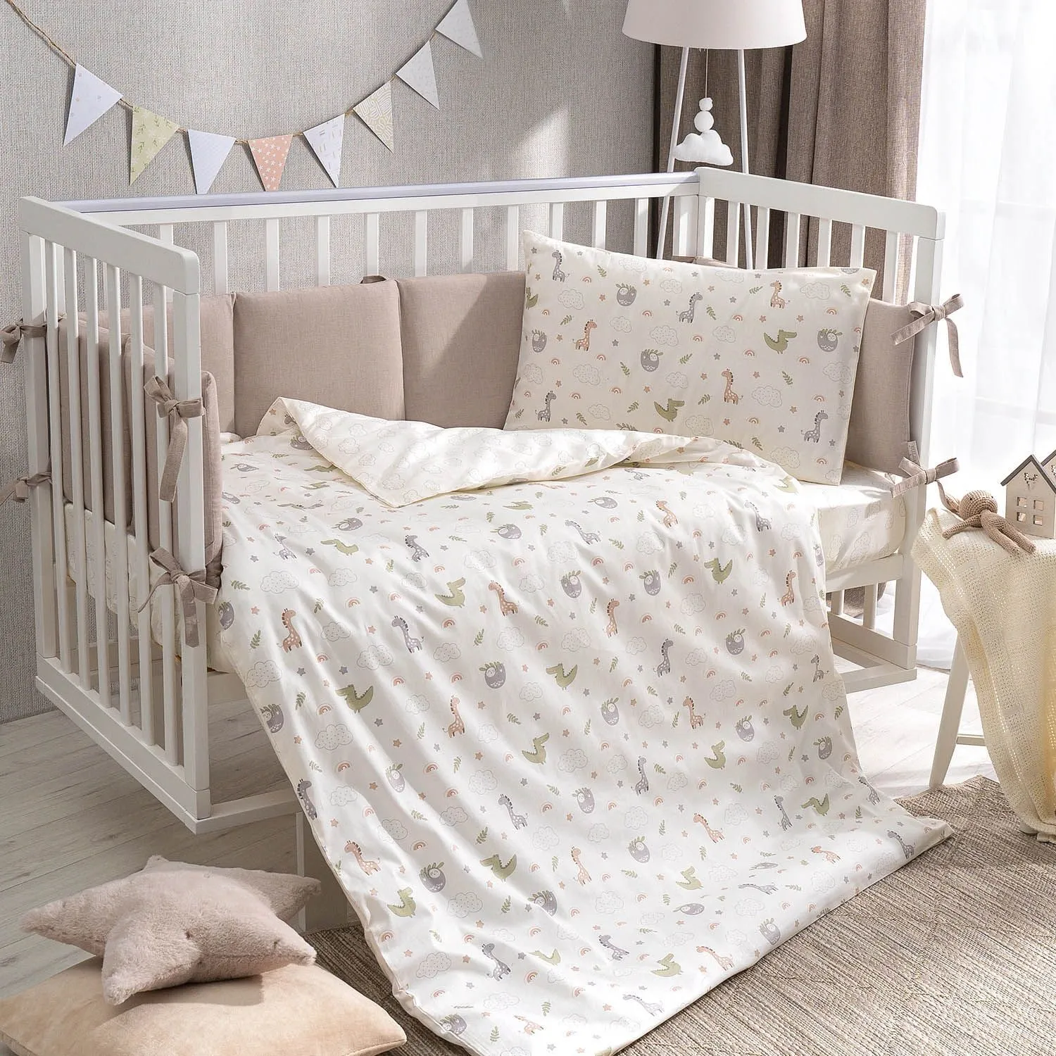 Постельное белье Perina Fancy Zoo 120х60 см 3 предмета