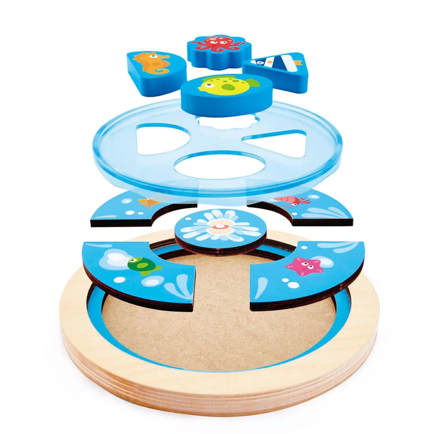 Вкладыши Hape «Глубоководные существа»‎  E1604_HP