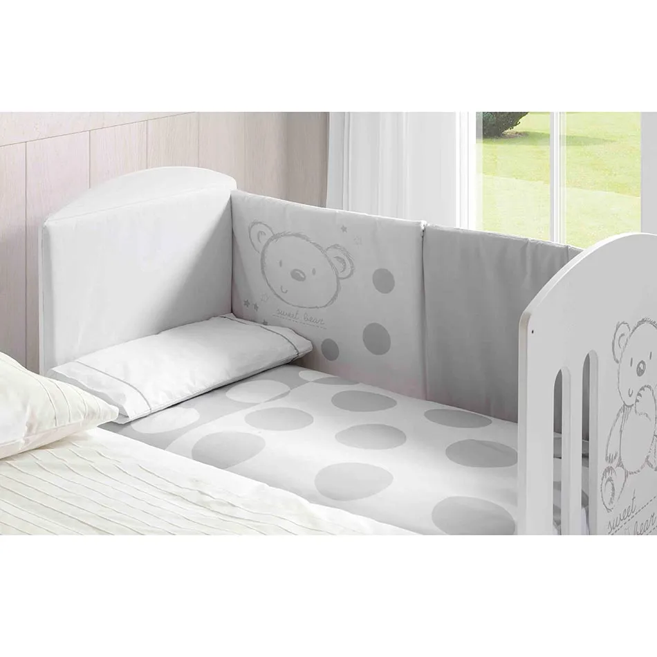 Бортики и покрывало 120х60 Micuna Sweet Bear TX-700