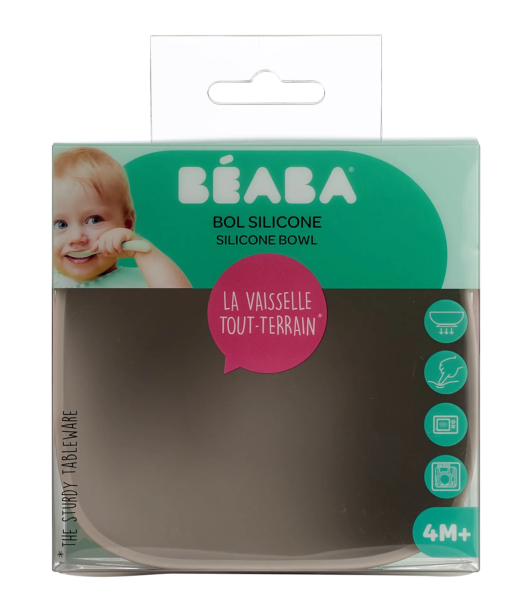Тарелка Beaba из силикона SILICONE SUCTION BOWL