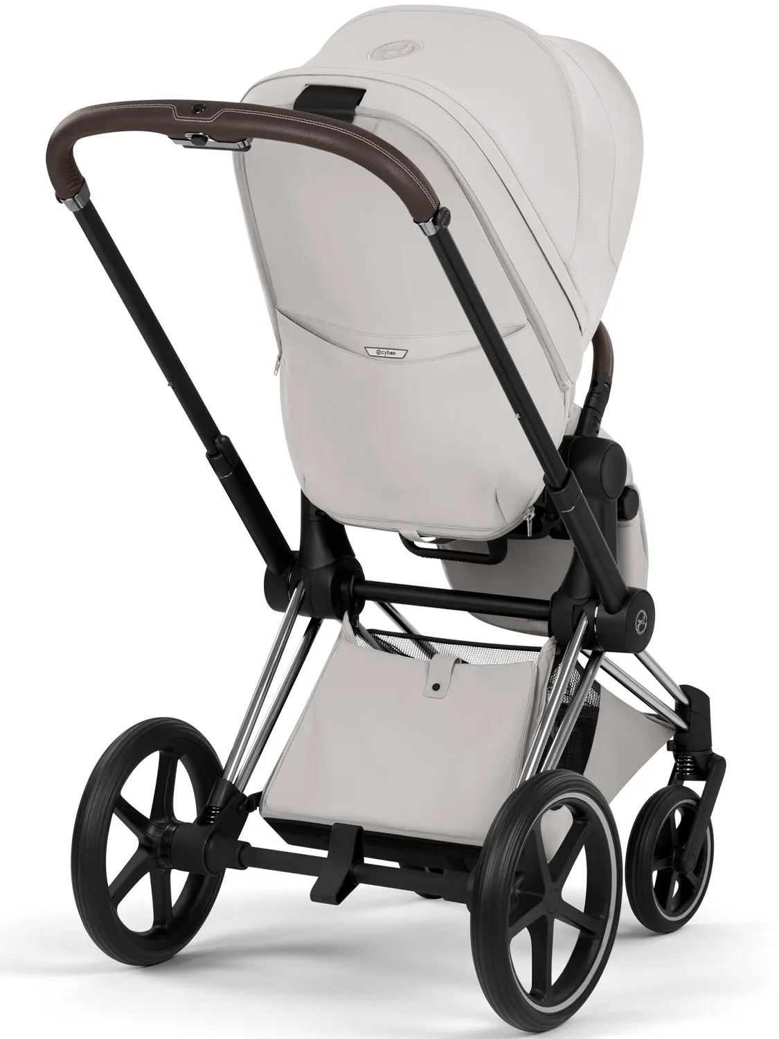 Коляска 2 в 1 Cybex Priam 5 Style шасси Chrome Brown