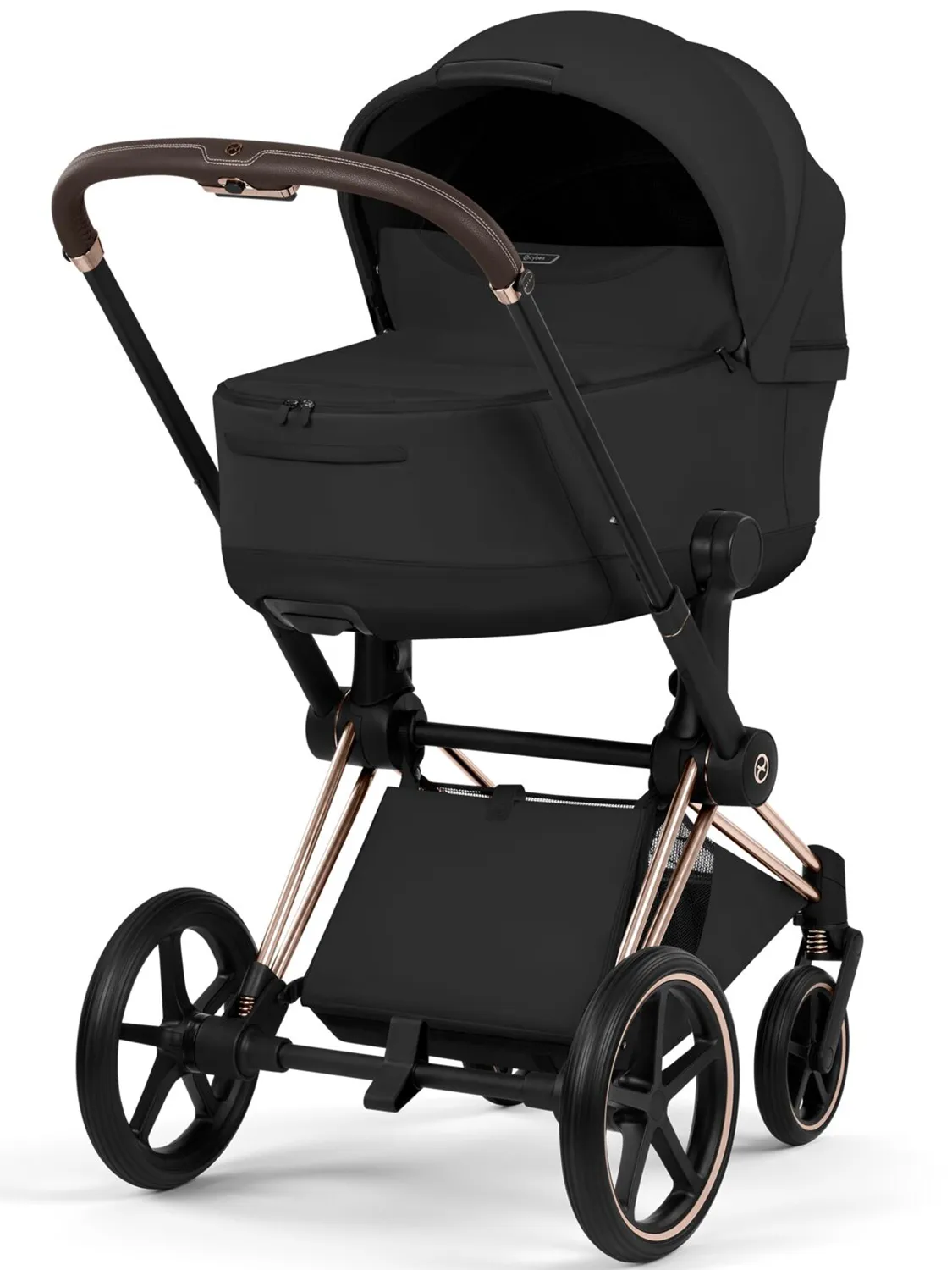 Коляска 2 в 1 Cybex Priam 5 Style шасси Rosegold