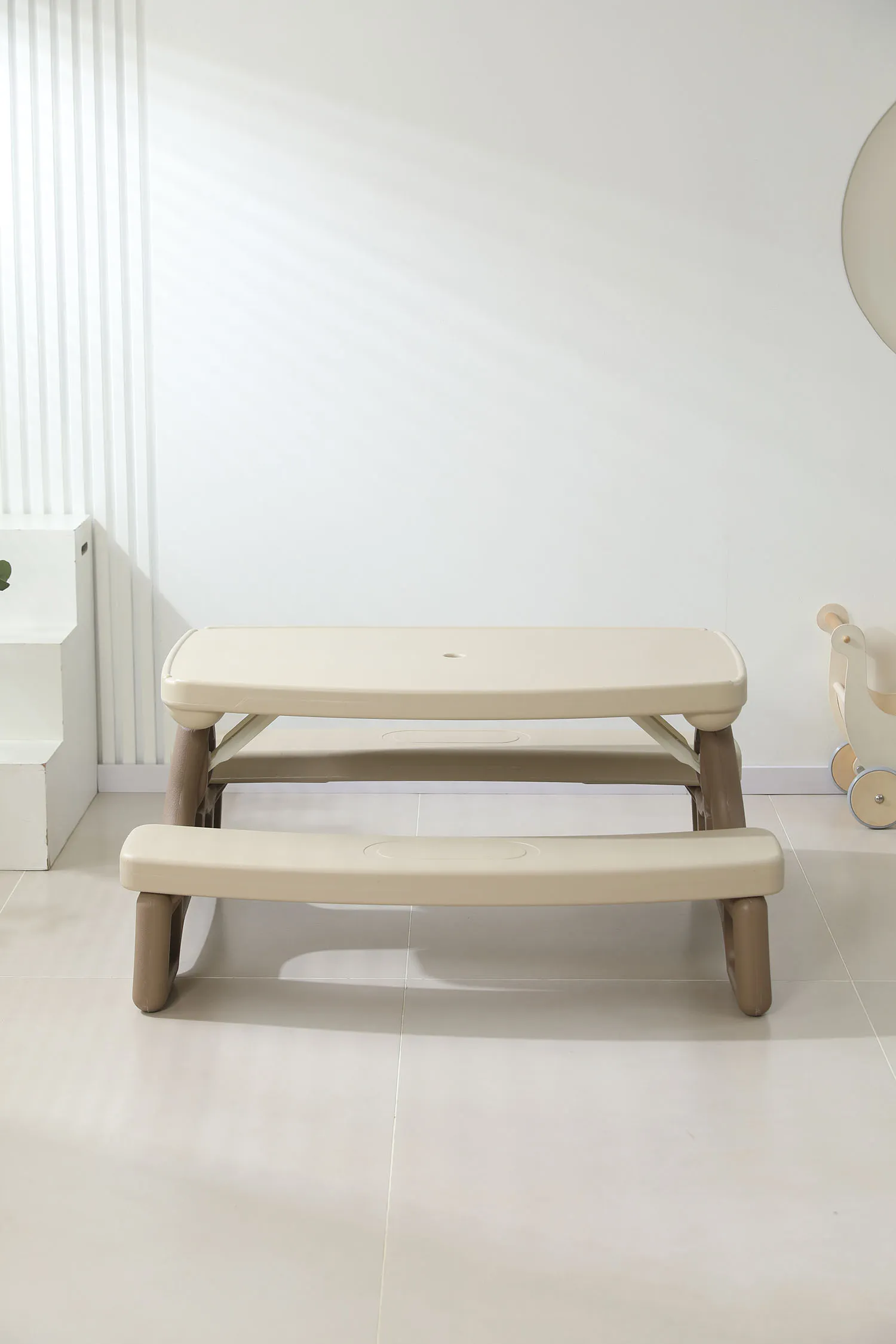 Стол садовый с лавочками UNIX Kids Garden Camel PTGARDTB100CL ПУ