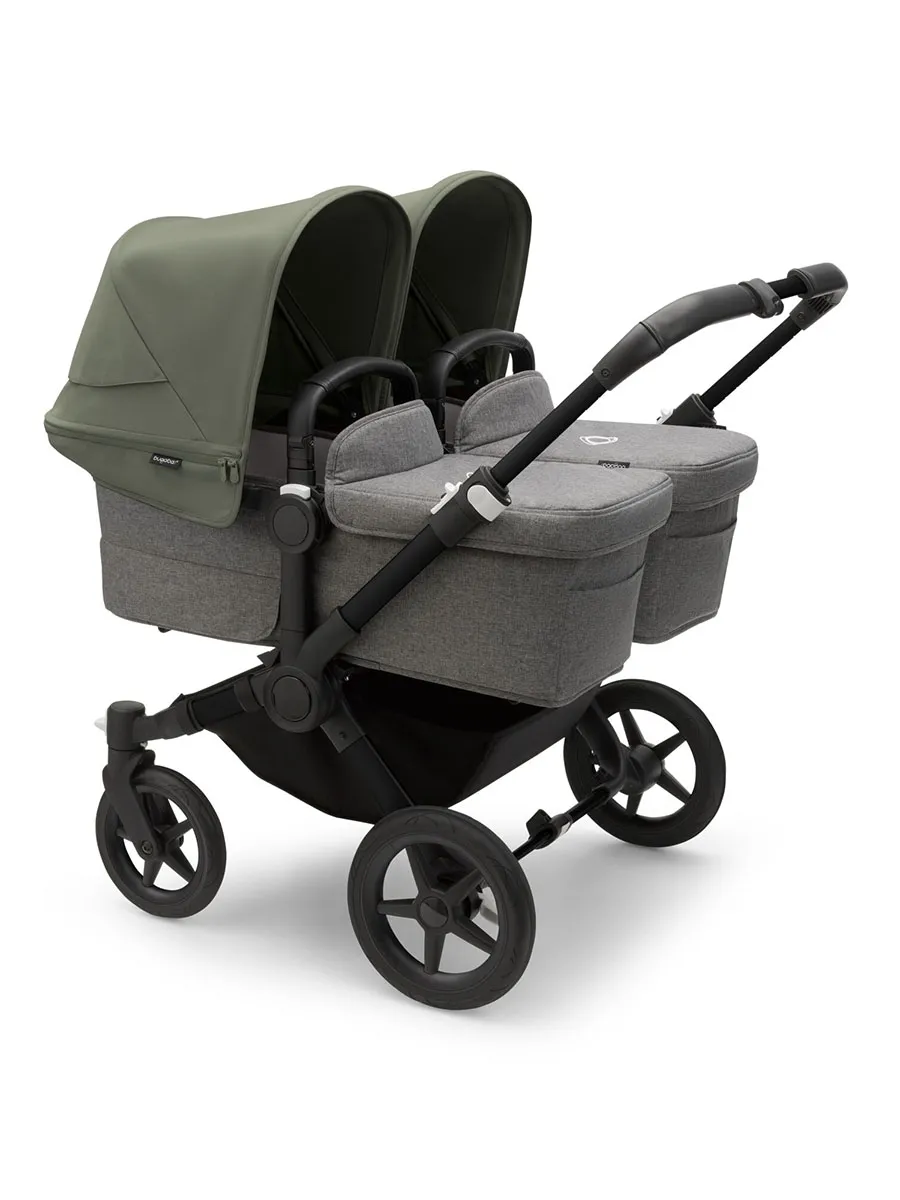 Коляска 2 в 1 Bugaboo Donkey5 Twin шасси Black