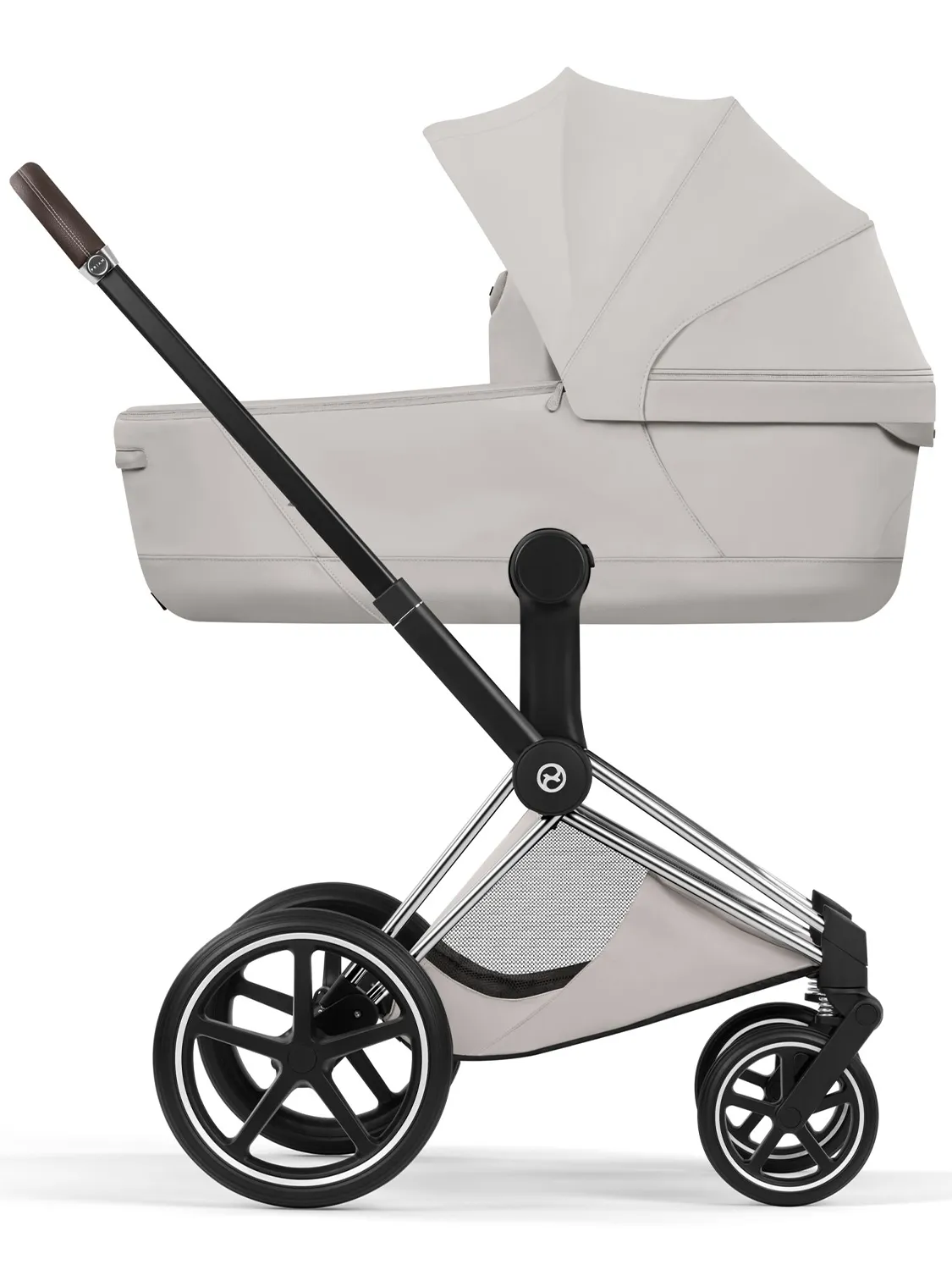 Коляска 2 в 1 Cybex Priam 5 Style шасси Chrome Brown