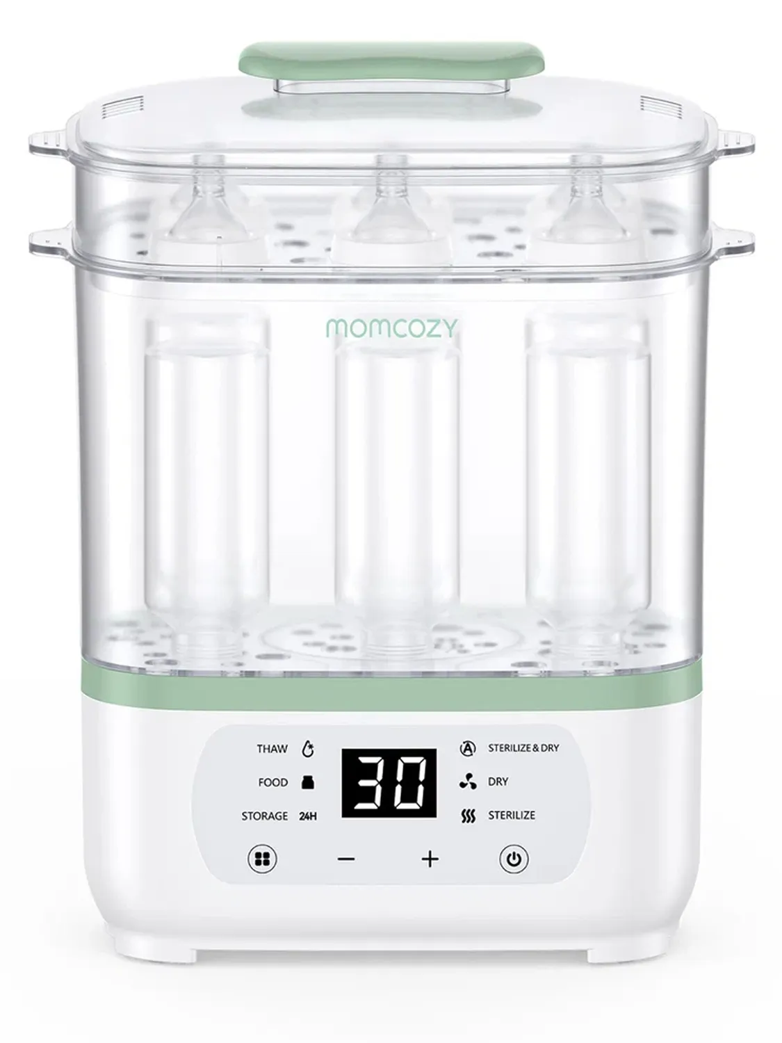 Стерилизатор Momcozy электрический паровой для детских бутылочек 8 в 1 BS02