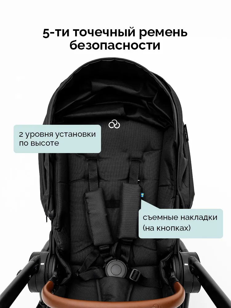 Коляска 2 в 1 Bumprider Apollo с рождения до 22 кг, всесезонная