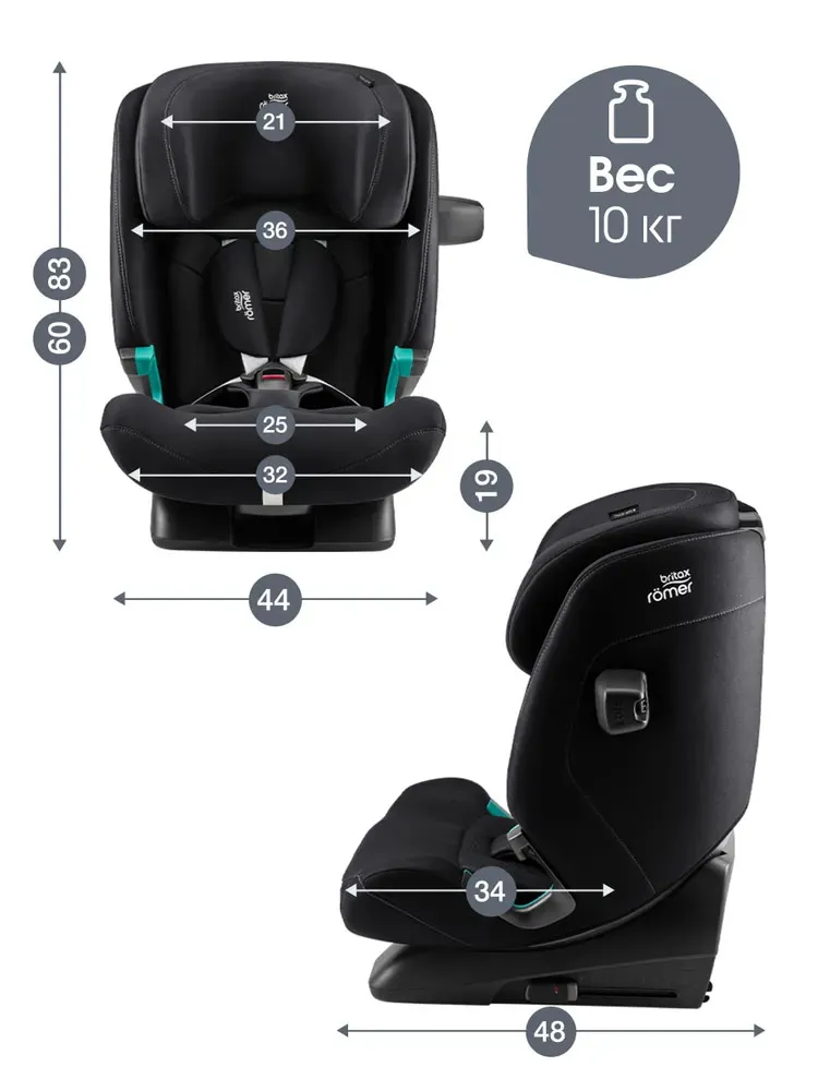 Автокресло 1/2/3 Britax Roemer  ADVANSAFIX PRO Classic