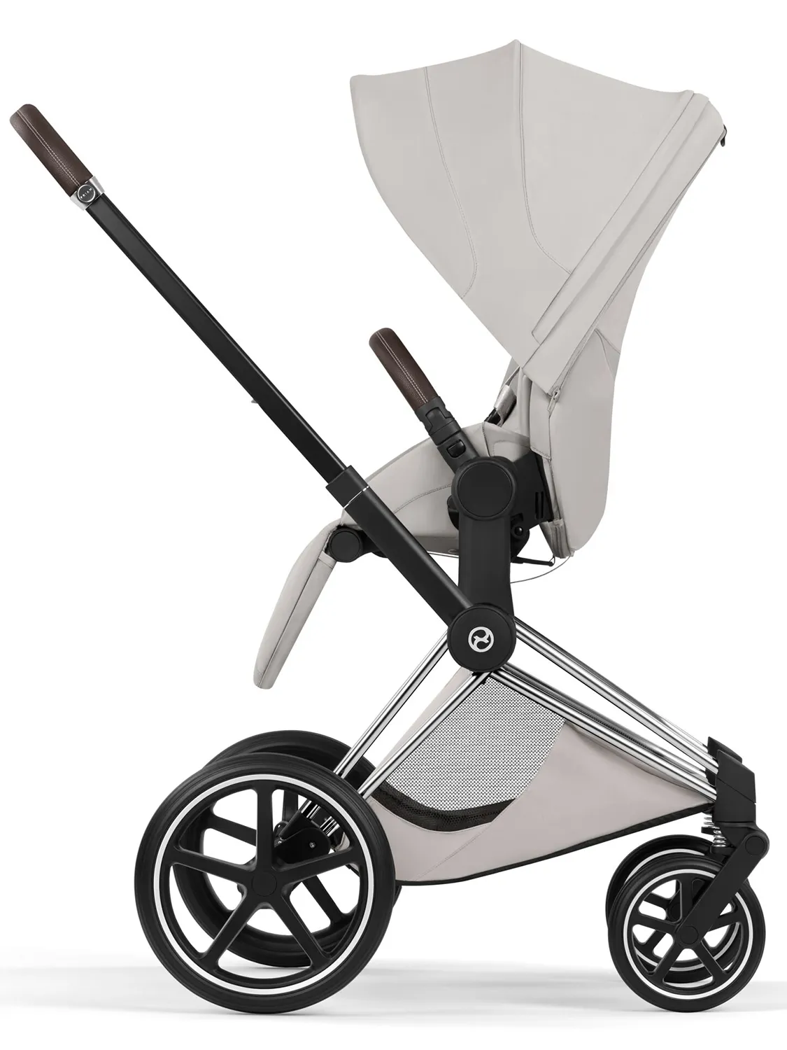 Коляска 2 в 1 Cybex Priam 5 Style шасси Chrome Brown