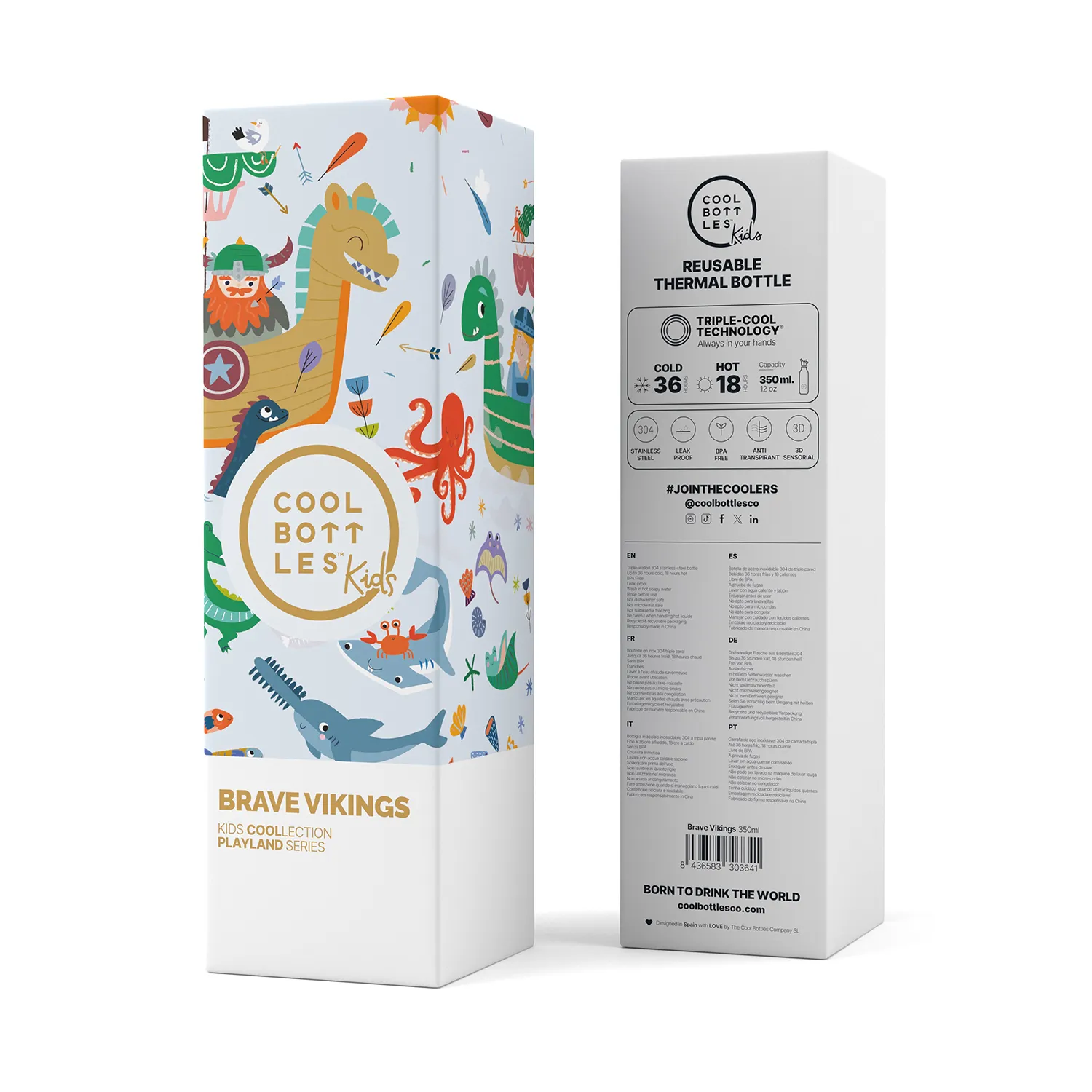 Термос–термобутылка Cool Bottles Kids 350мл