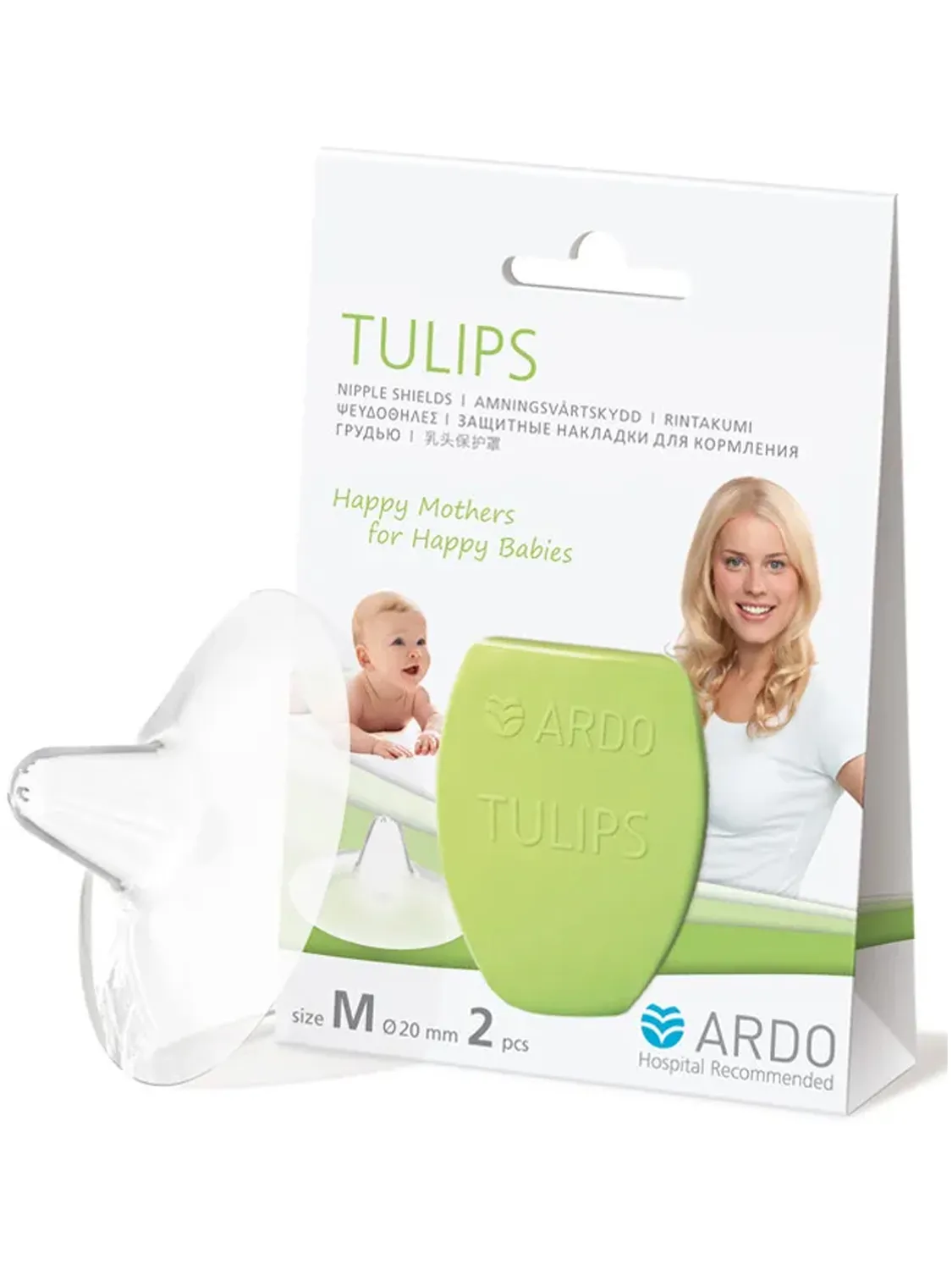 Силиконовые накладки на грудь Ardo Tulips, размер М 63.00.205
