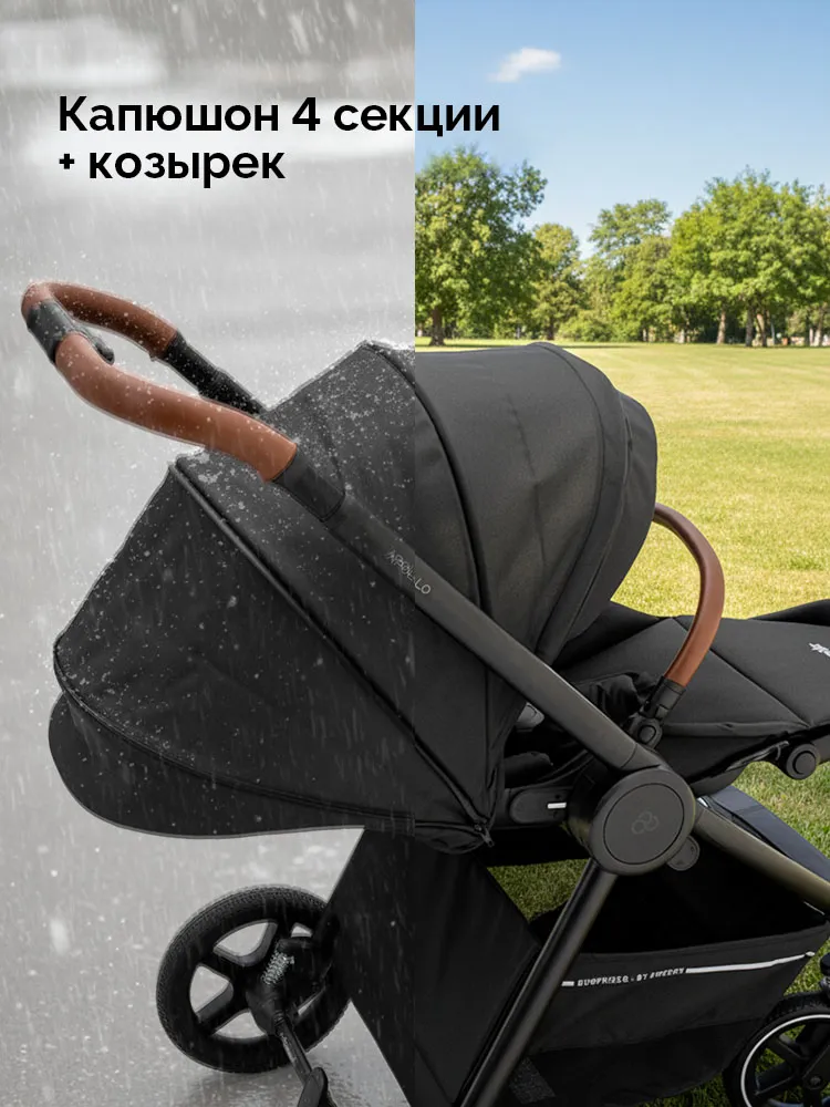 Коляска 2 в 1 Bumprider Apollo с рождения до 22 кг, всесезонная