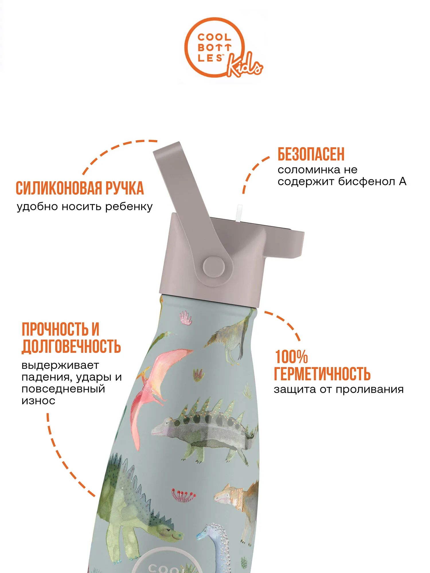 Термос–термобутылка Cool Bottles Kids 260мл