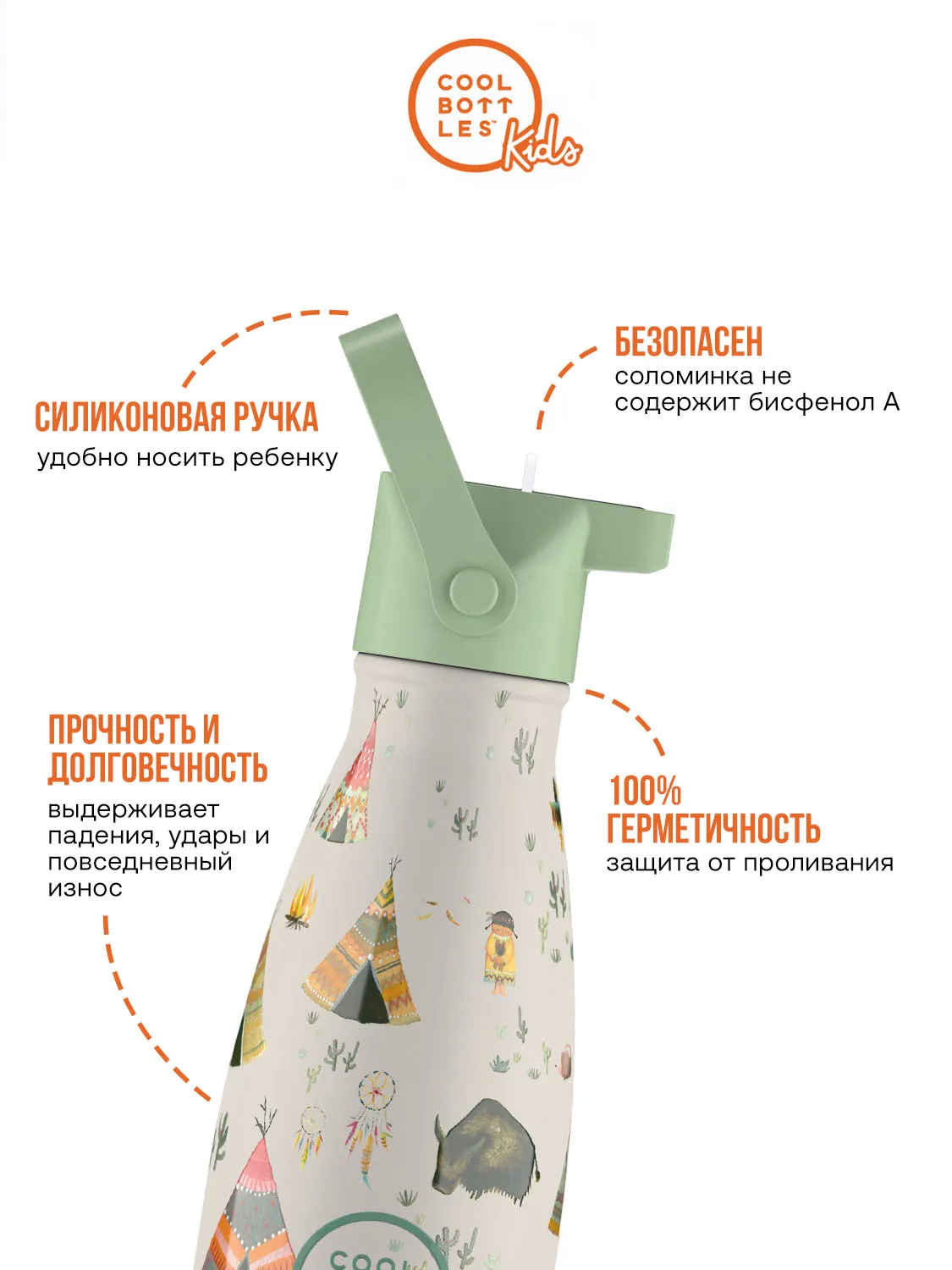 Термос–термобутылка Cool Bottles Kids 260мл