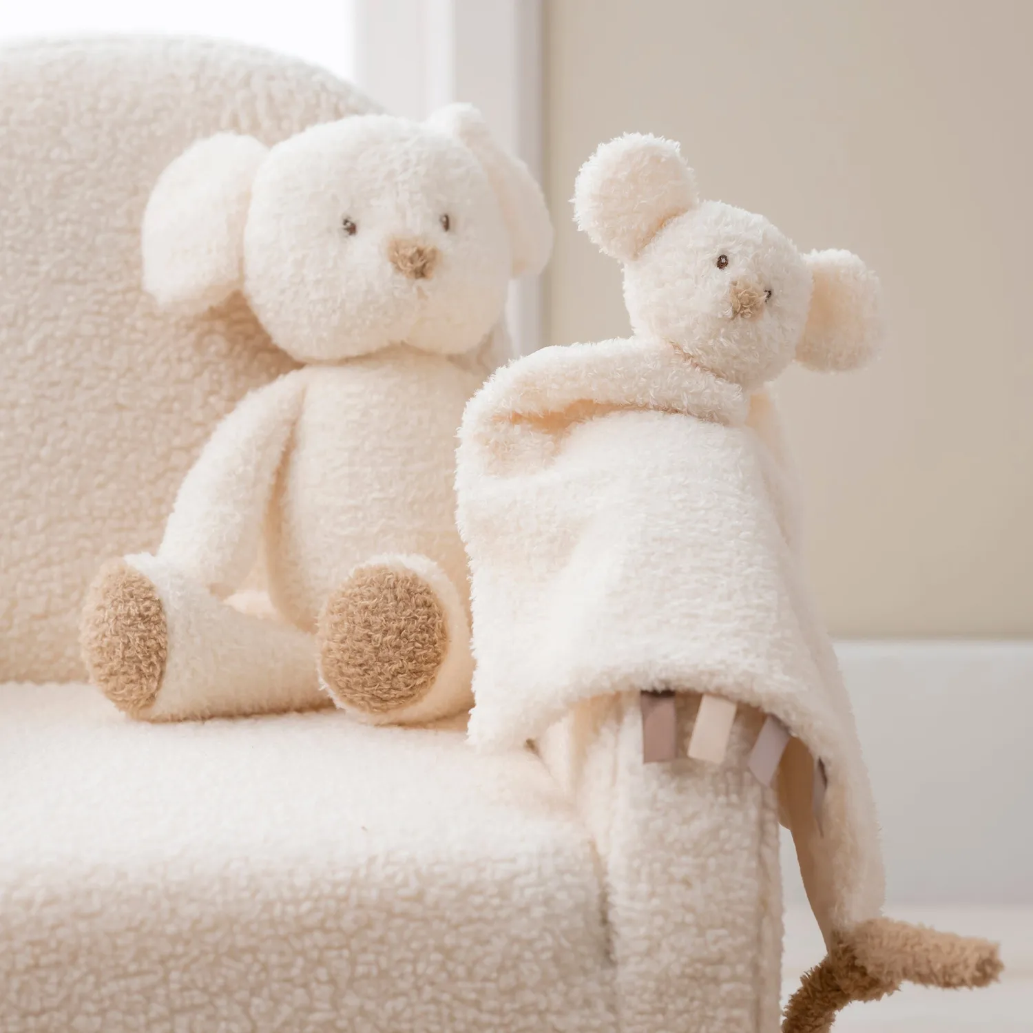 Игрушка мягкая Nattou Doudou TEDDY Мышка 856089