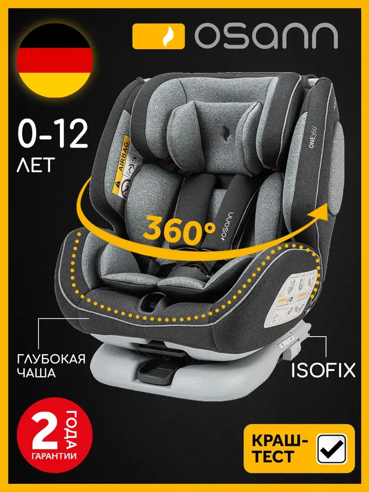 Автокресло 0+/1/2/3 Osann ONE 360°