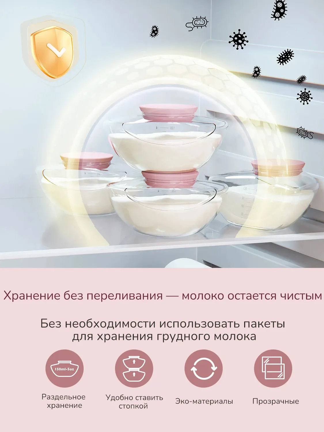 Молокоотсос Momcozy беспроводной портативный электрический BP223