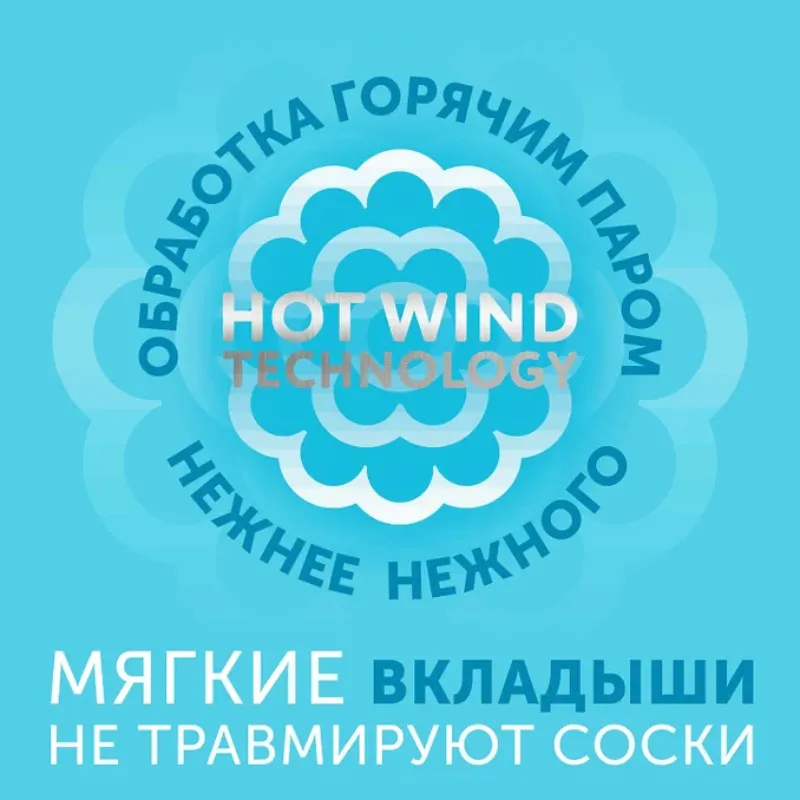 Вкладыши Lovular HOT WIND  лактационные для груди 62 шт/уп
