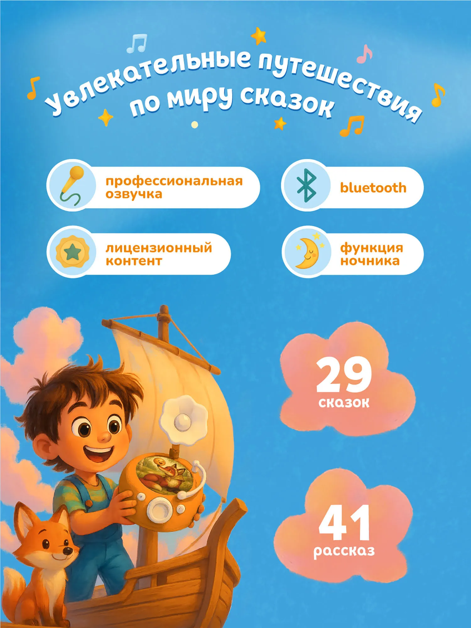 Музыкальная игрушка Abumba интерактивная Граммофон