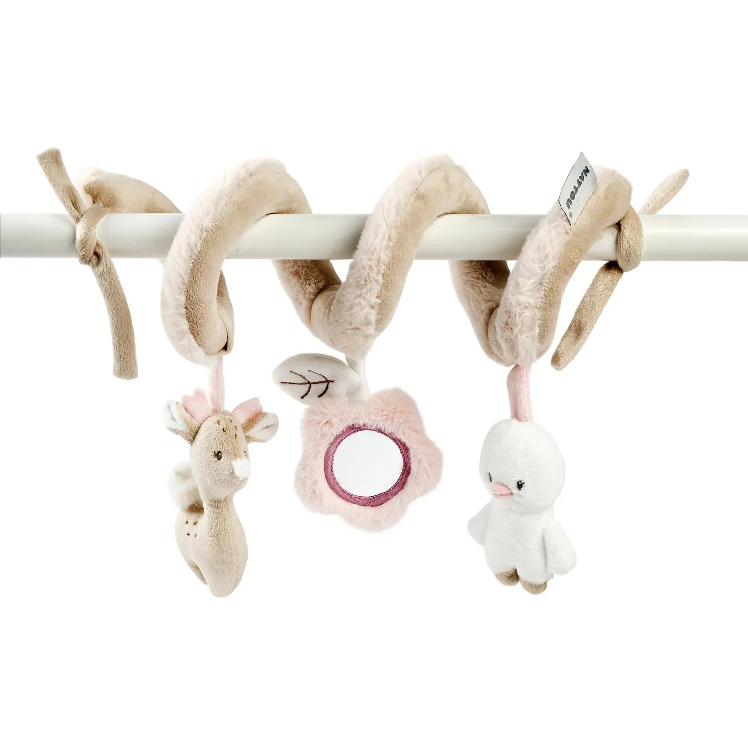 Игрушка мягкая Nattou Toy spiral