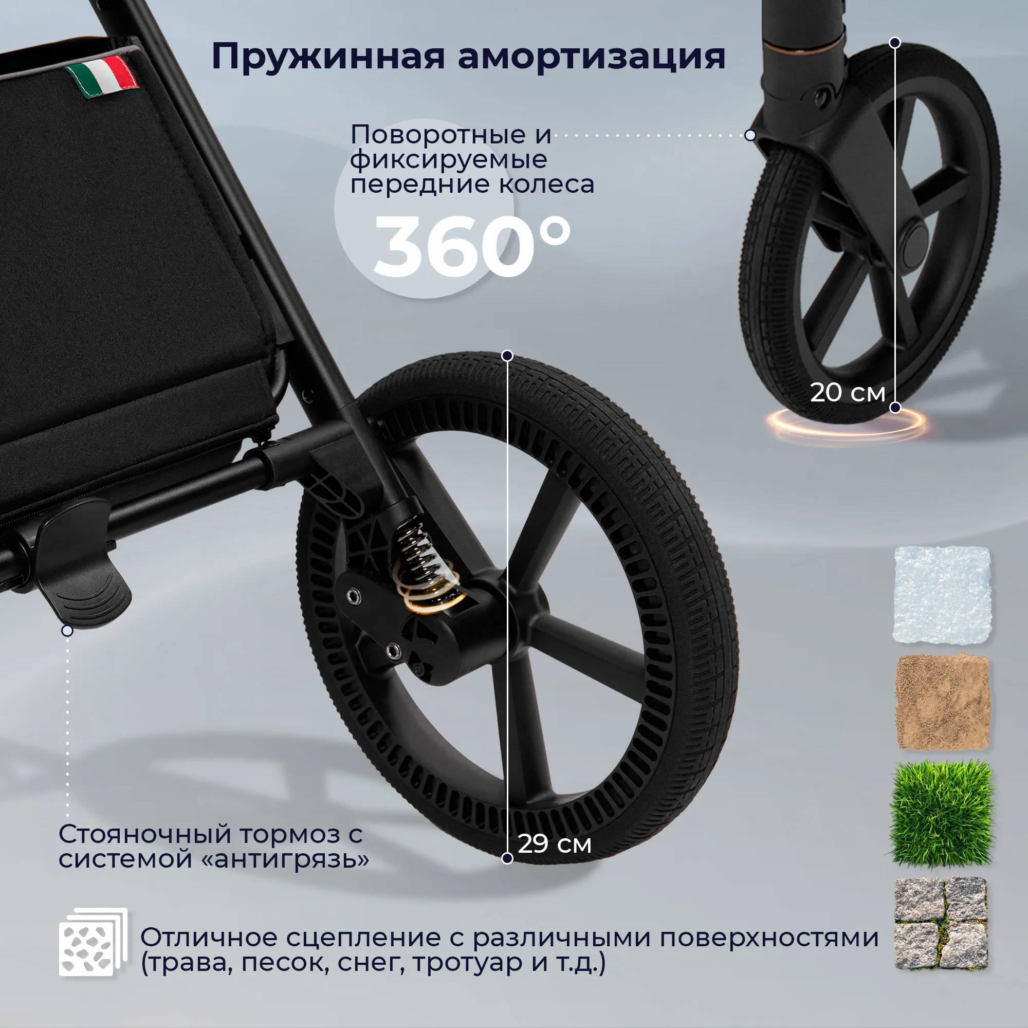 Коляска прогулочная SBL Elegante Therma