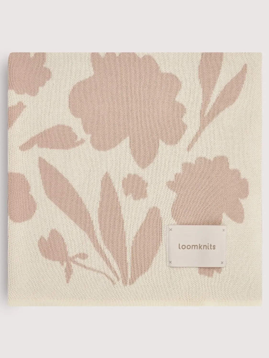 Плед детский Loomknits Молочный 80х120 см