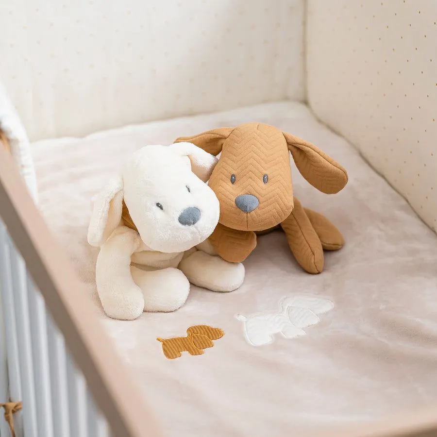 Игрушка мягкая Nattou Soft toy Charlie Собачка vanilla 388016