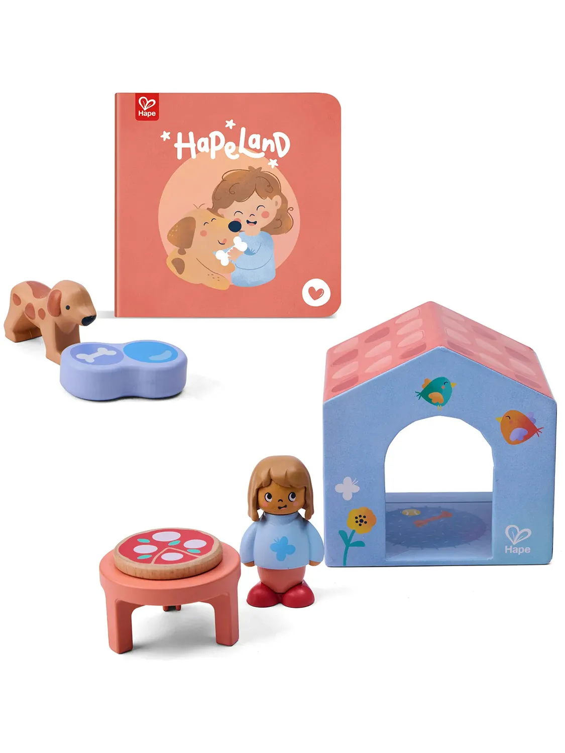 Набор игровой HAPE «Маленький домик» (детская иллюстрированная книга Hape Land) E3442_HP