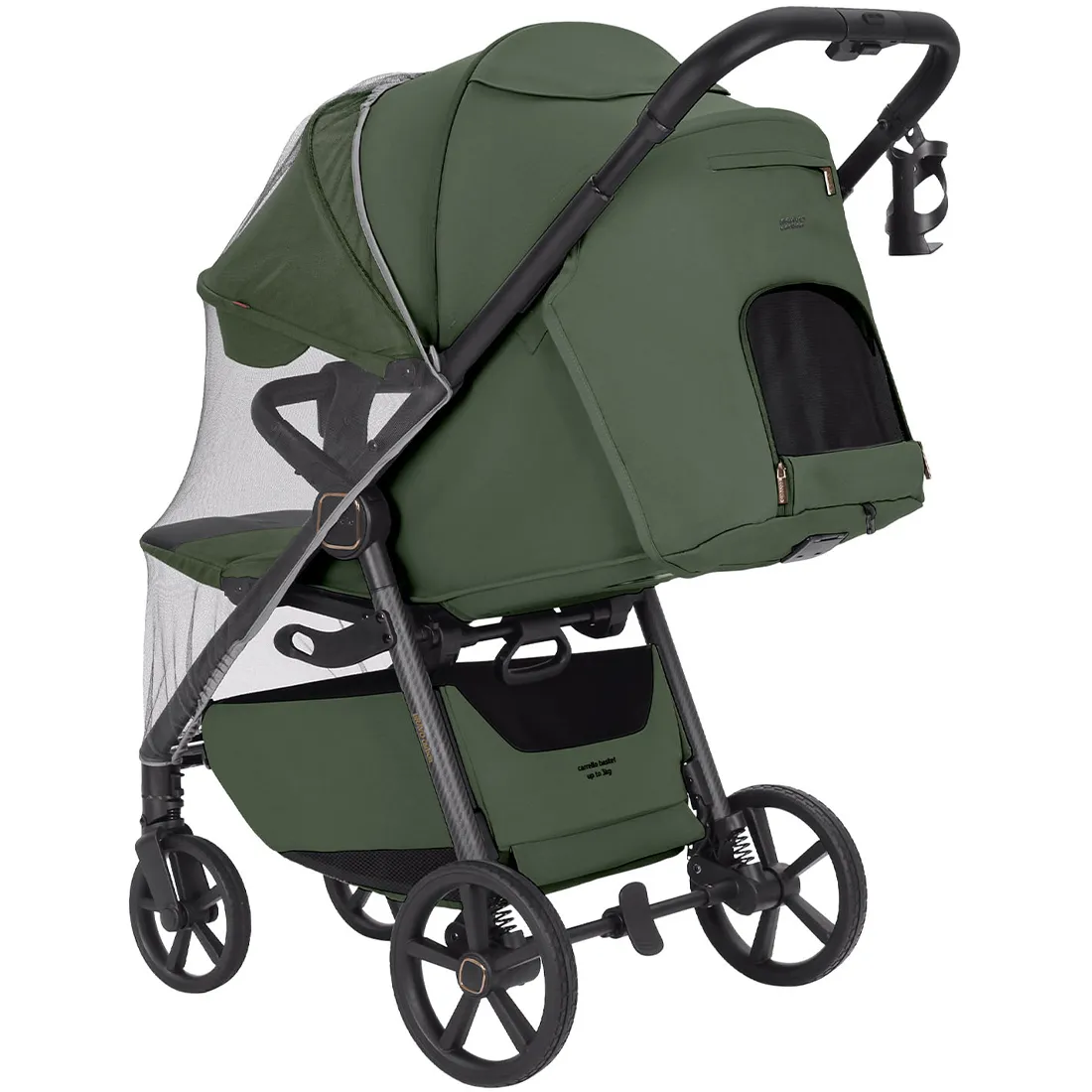 Коляска прогулочная CARRELLO Bravo carbon CRL-5530