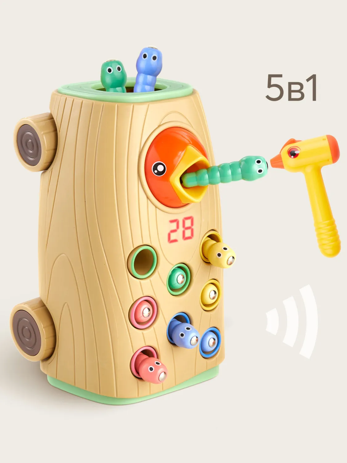 Игрушка-стучалка Happy Baby  HUNGRY BIRD