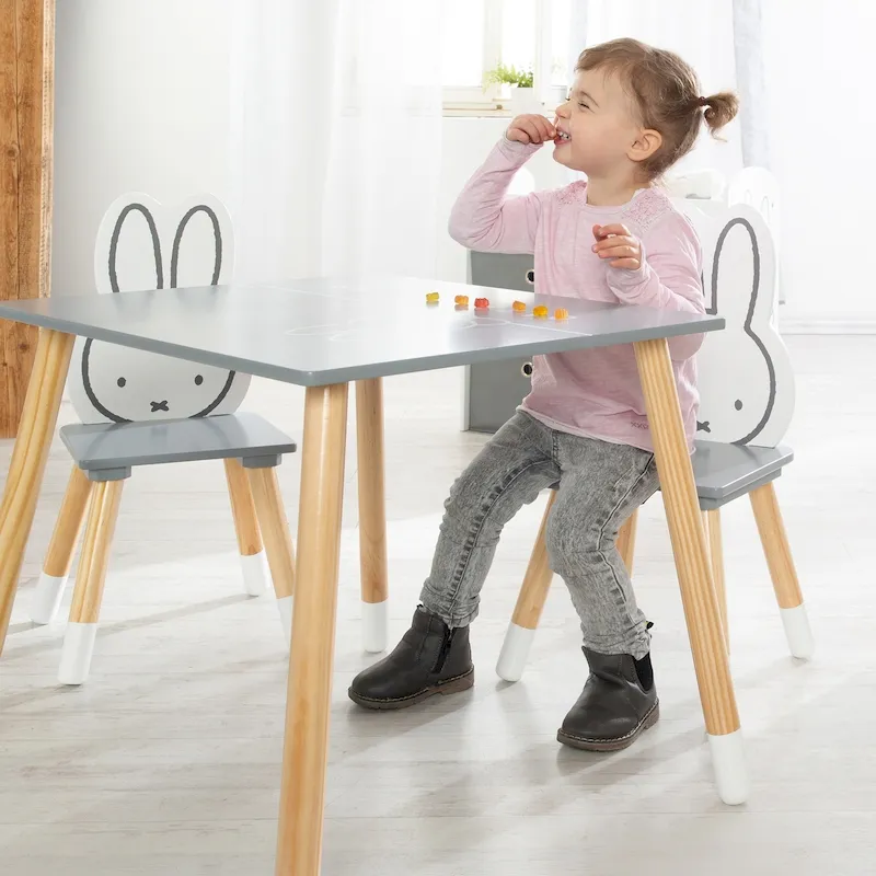 Комплект детской мебели Roba Miffy: стол + 2 стульчика 450019D210
