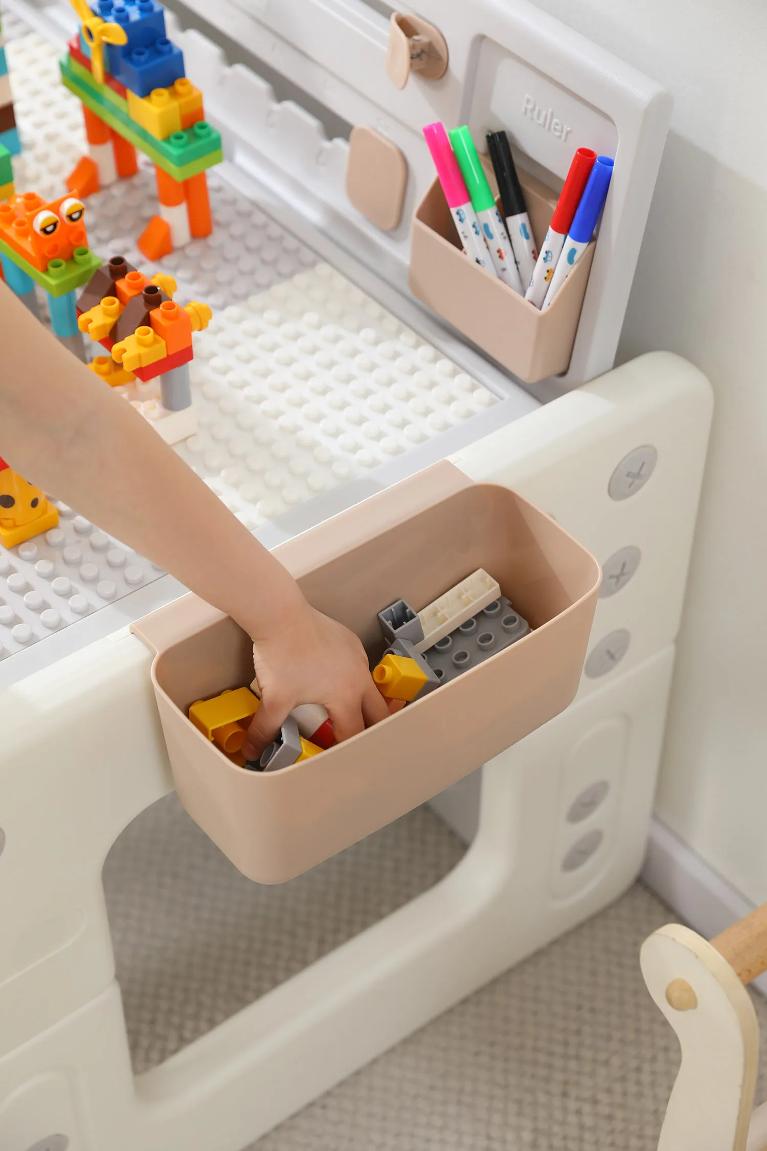 Стол со стульчиком 4 в 1 детский развивающий UNIX Kids