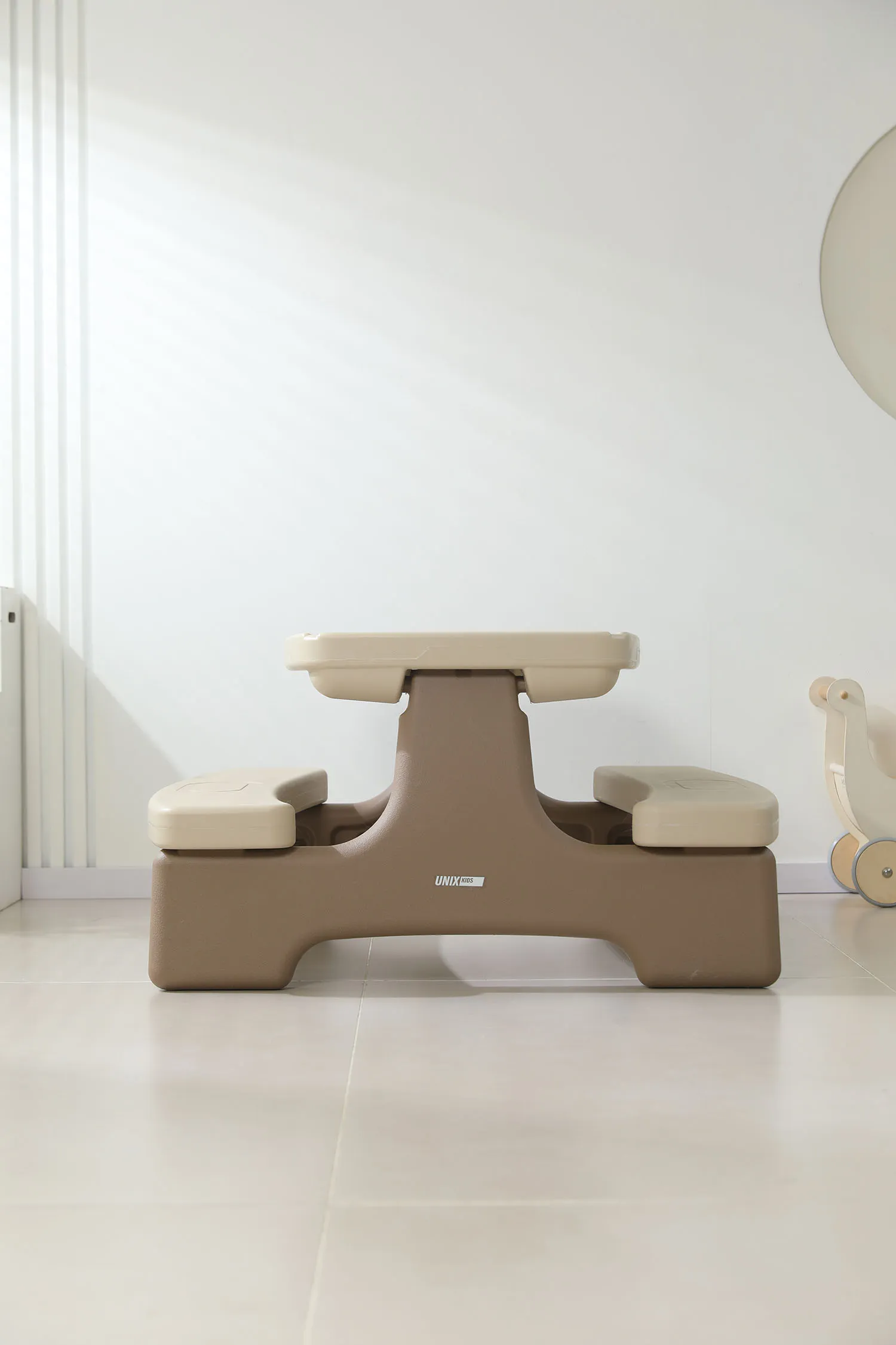 Стол садовый с лавочками UNIX Kids Garden Camel PTGARDTB100CL ПУ