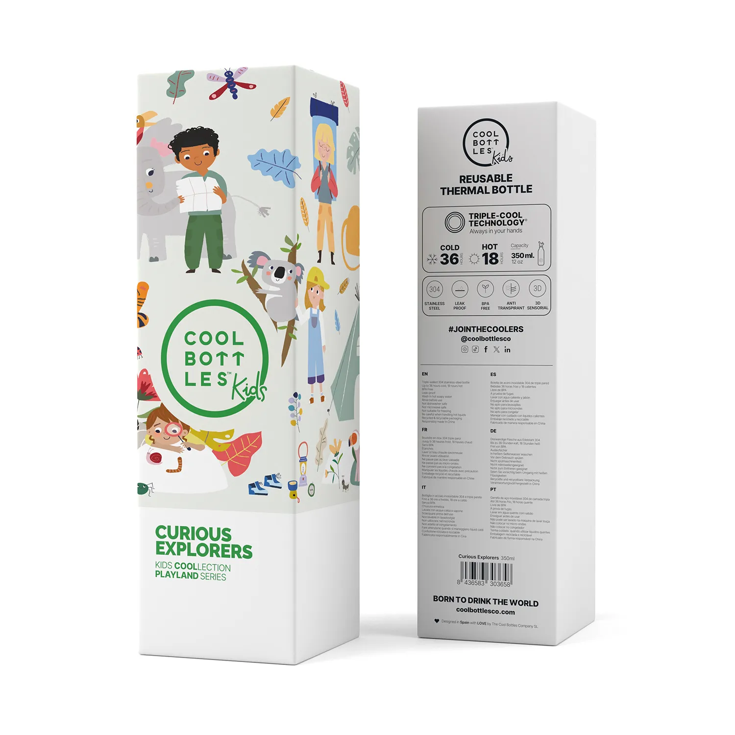 Термос–термобутылка Cool Bottles Kids 350мл