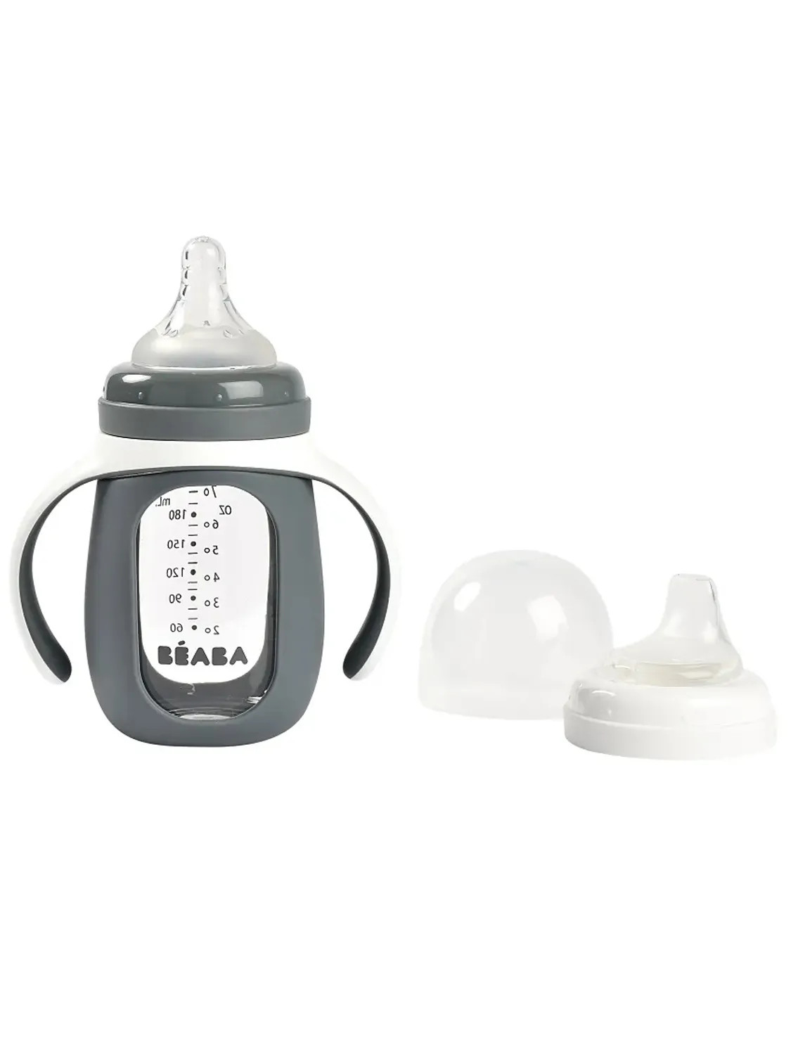 Поильник Beaba стеклянный 210 мл BIBERON VERRE/SIL 210ML