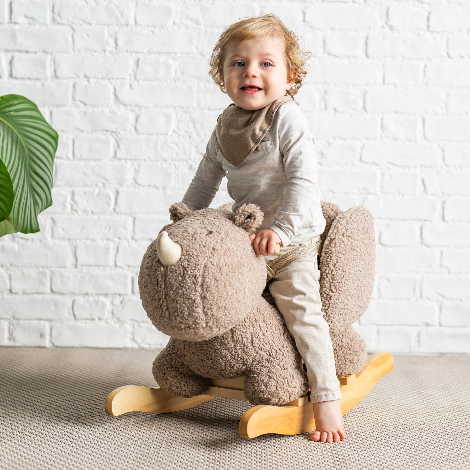 Качалка детская Nattou TEDDY Носорог 544023