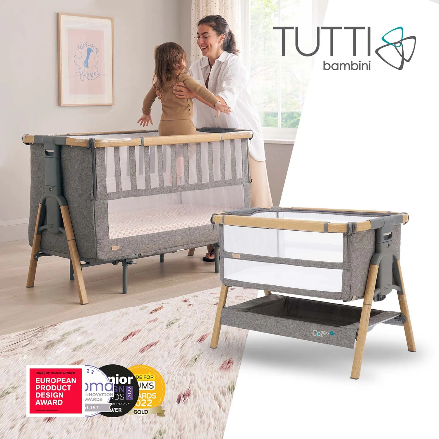 Кровать-трансформер приставная Tutti Bambini CoZee XL Витрина