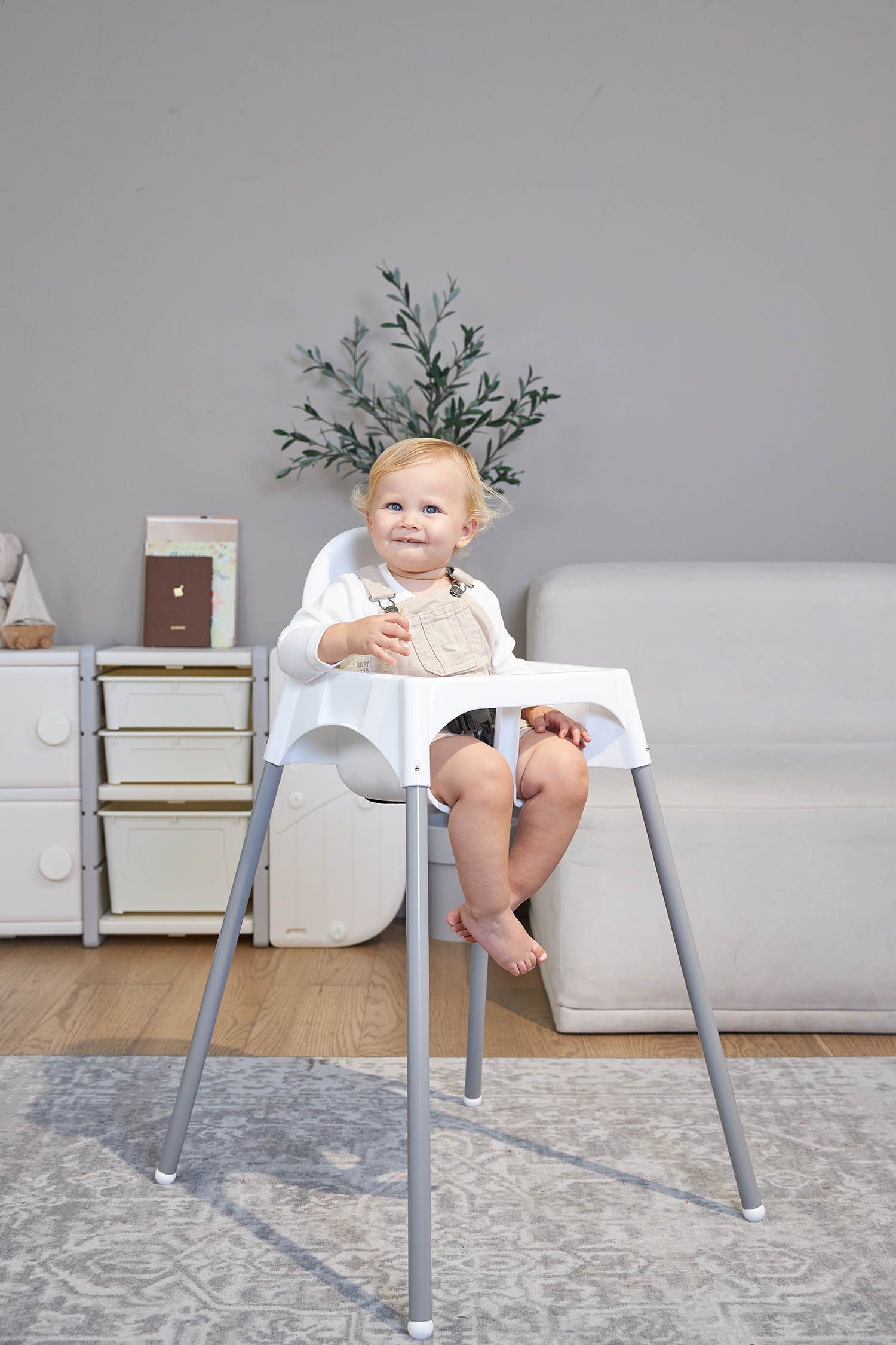 Стул для кормления UNIX Kids Fixed White PPHCIKEAW