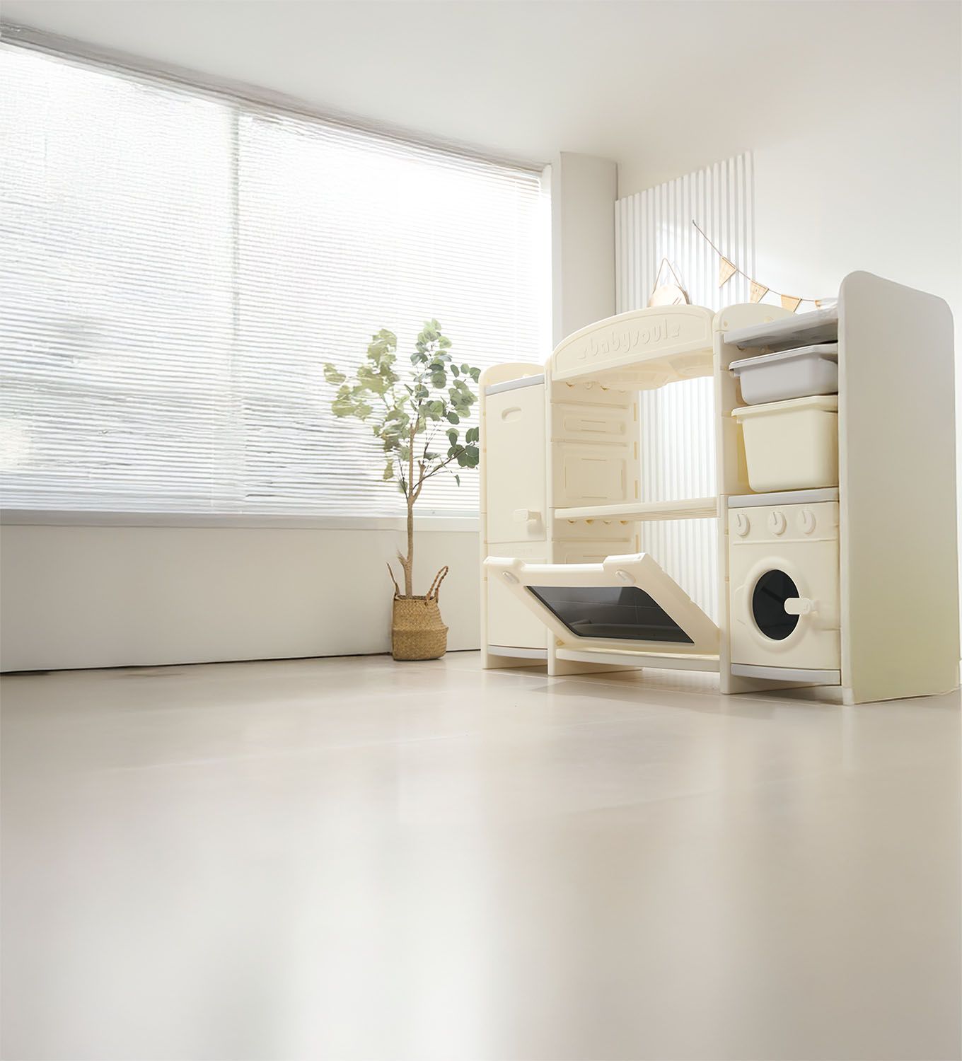 Кухня детская UNIX Kids Cook & Store 2 Grey PKTNC&S2GRY 48 элементов