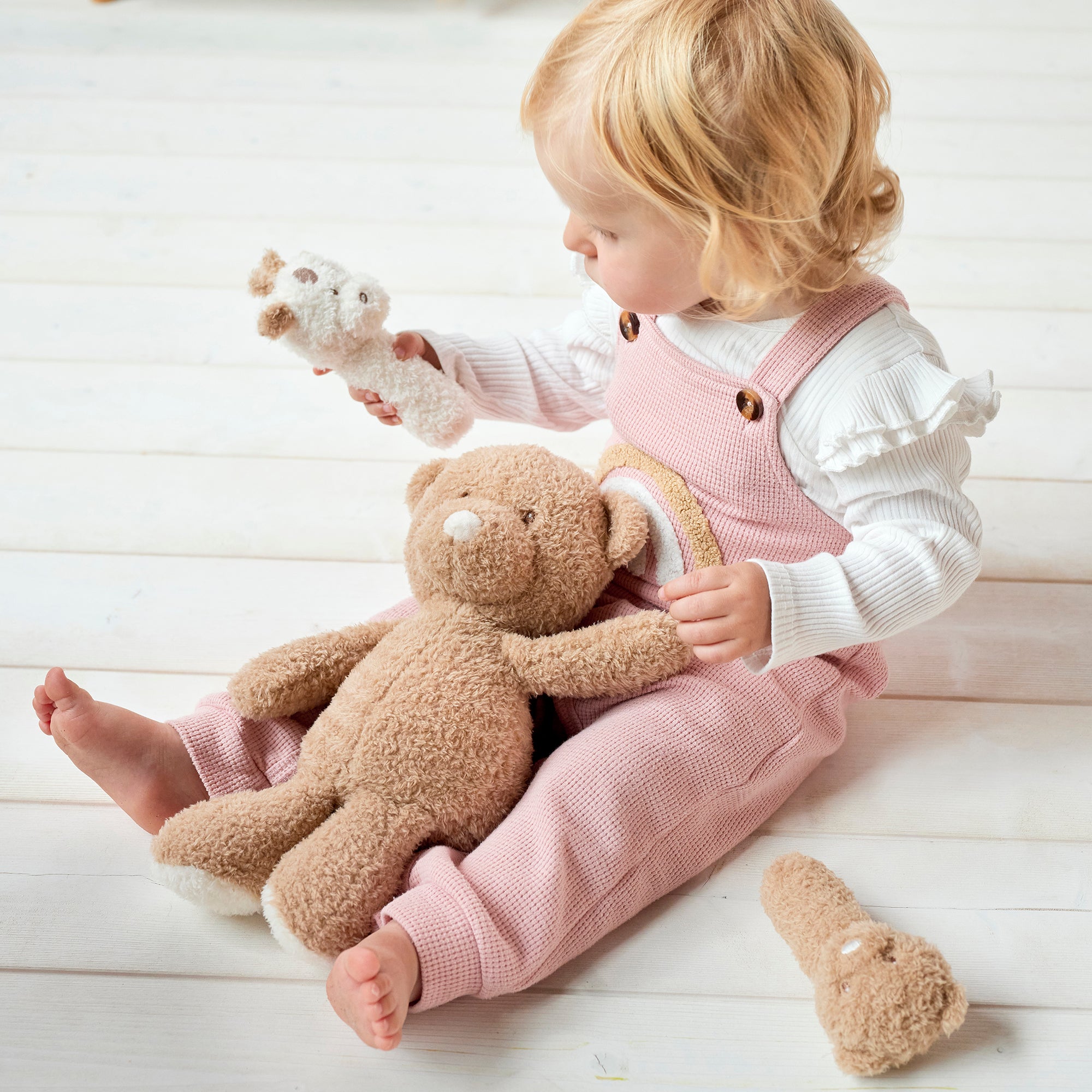 Игрушка мягкая Nattou Rattle TEDDY Мишка 856195