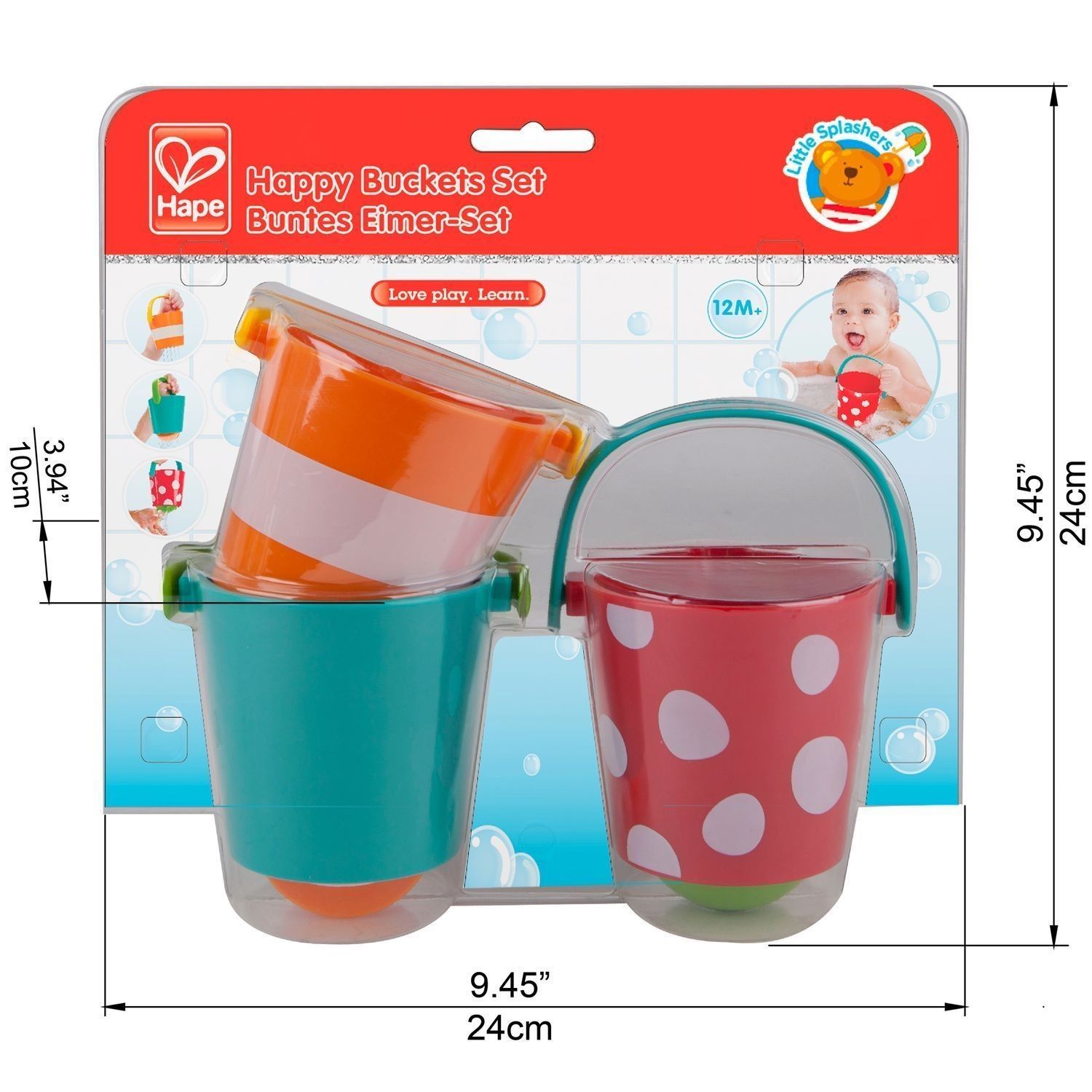 Игрушка для купания Hape «‎Счастливые ведра»‎ E0205_HP